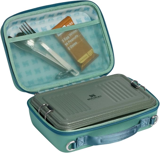 STANLEY All Day Mini Lunch Box | 4.2-quart | EVA Insulated Lunch Bag | Crush Resistant | Adjustable Strap | BPA-Free | Spring Green