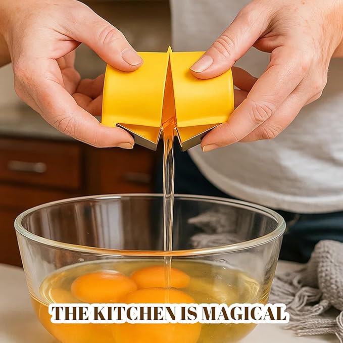 Egg Cracker, 6PCS Egg Shell Opener for Raw Eggs, Efficient Stainless Steel Egg Opener for Home Cooks and Baking Enthusiasts, 3 Colors