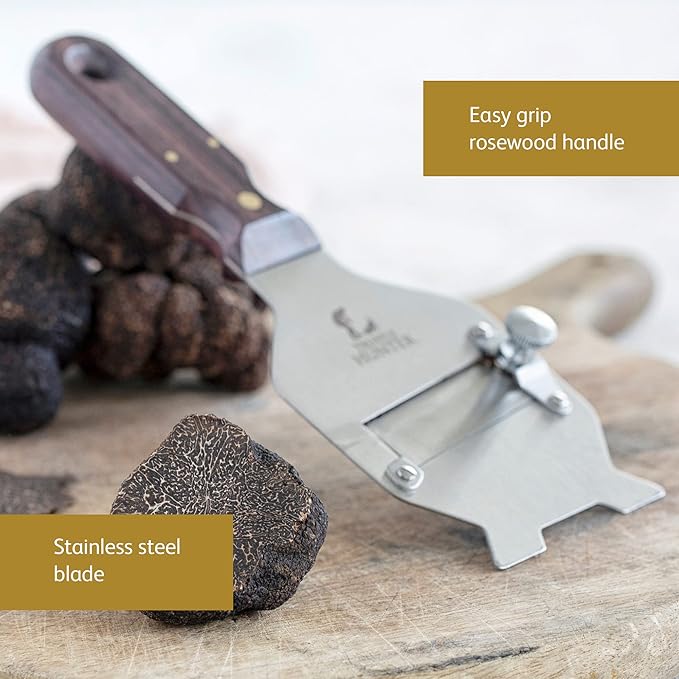 TruffleHunter - Professional Truffle Shaver - Stainless Steel Adjustable Mandoline Slicer