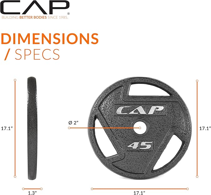 CAP Barbell 2-Inch Olympic Weight Plate | Multiple Options