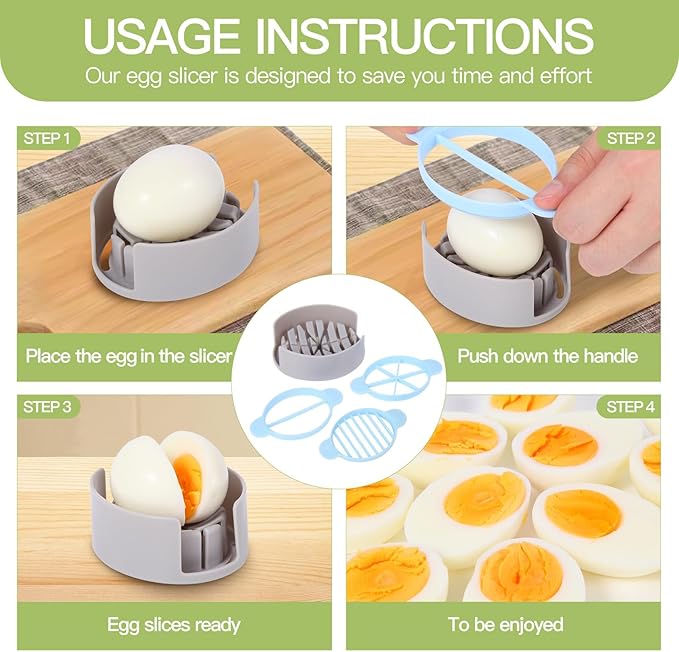 2-Layer Deviled Egg Containers With Lid,36pcs Easter Deviled Egg Tray Carrier with Handl Injector Piping Tool,Portable Stackable Egg Holder Platter Holder Organizer for Refrigerator Party Picnic Event