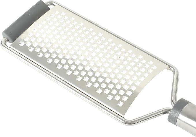 Oster Chadswyck 11.8” Handheld Grater, Stainless Steel Cheese Grater, Sharp Blades for Kitchen Prep, Dishwasher Safe