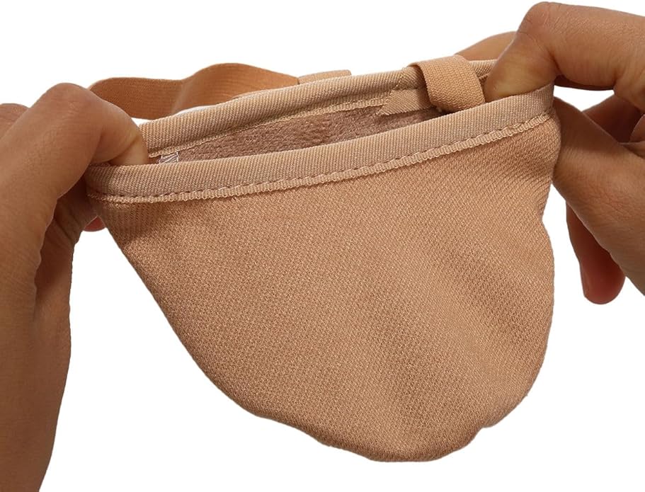 HROYL Women Half Sole Dance Shoes Turners Ballet Shoes Lyrical Dance Shoes