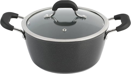 Kenmore Arlington 4.5 QT Aluminum Dutch Oven W/Lid- Black Diamond