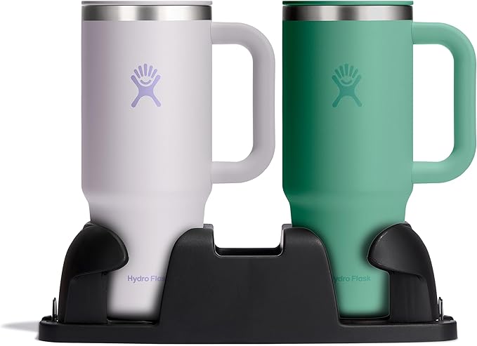 Hydro Flask Coffee Travel Tumbler Mug – Insulated Stainless Steel, Leak Resistant Hot & Iced Coffee Cup 24 Oz Cloud Pink