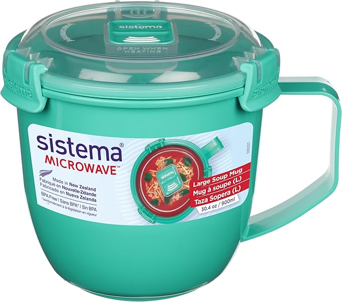 Sistema To Go Collection Soup Mug Large (Pack of 1) Assorted