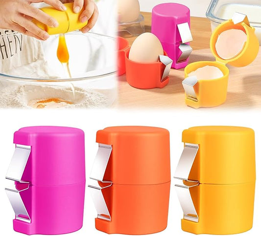3 Pcs Egg shell opener, Eggshell opener, Egg Clip for Raw Eggs, Egg Peeler，Not for Hard-boiled eggs, Home kitchen Gadgets to Quickly Cut Eggshells