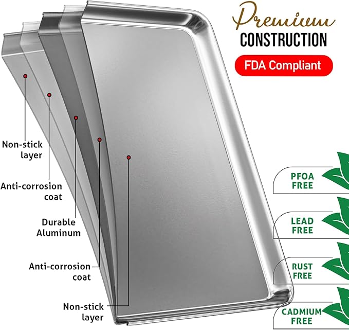 Eatex Aluminum Baking Sheet Set