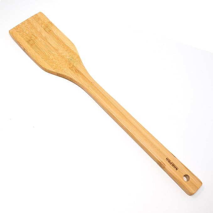 Norpro Bamboo 12-Inch Spatula, Flat Handle