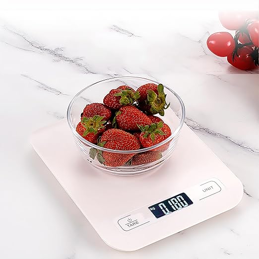 Digital Shipping Scale,Stainless Steel Panel, Accurate Portable Postal Scale for Packages, Small Business,Kitchen, Food, Handmade, Liquids, and Boutique (Red Battery(10kg/1g))