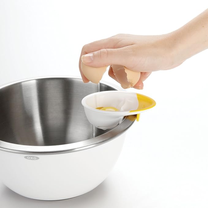 OXO Good Grips 3-in-1 Egg Separator, White/Yellow (Pack of 2)