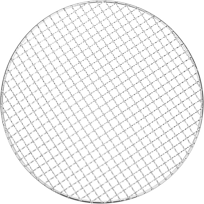 Cooling Rack, 13" Round Stainless Steel Baking Rack for BBQ/Cooking/Roasting/Grilling/Steaming/Drying, Wire Cooling Rack for Baking [Silver]