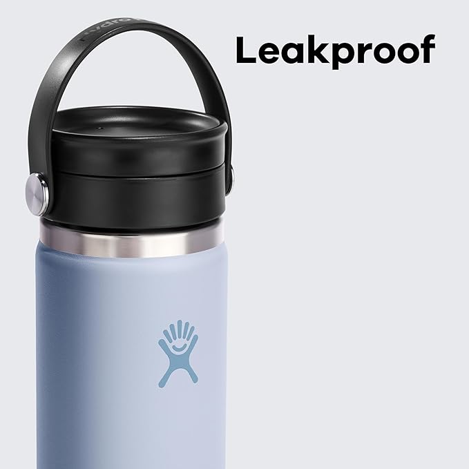 Hydro Flask Flex Sip Coffee Tumbler – Insulated Stainless Steel, Non Spill, Leak Proof Travel Coffee Cup 16 Oz Surf Blue
