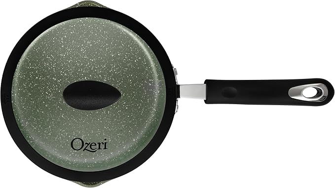 The All-In-One Stone Saucepan and Cooking Pot by Ozeri - 100% APEO, GenX, PFBS, PFOS, PFOA, NMP and NEP-Free German-Made Coating