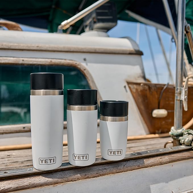 YETI Rambler 8 oz Travel Bottle, Stainless Steel, Vacuum Insulated with Leakproof Commuter Cap, Ridgeline