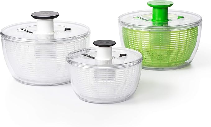 OXO Good Grips Little Salad & Herb Salad Spinner,Fruit Washer and Lettuce Spinner,(Pack of 12)