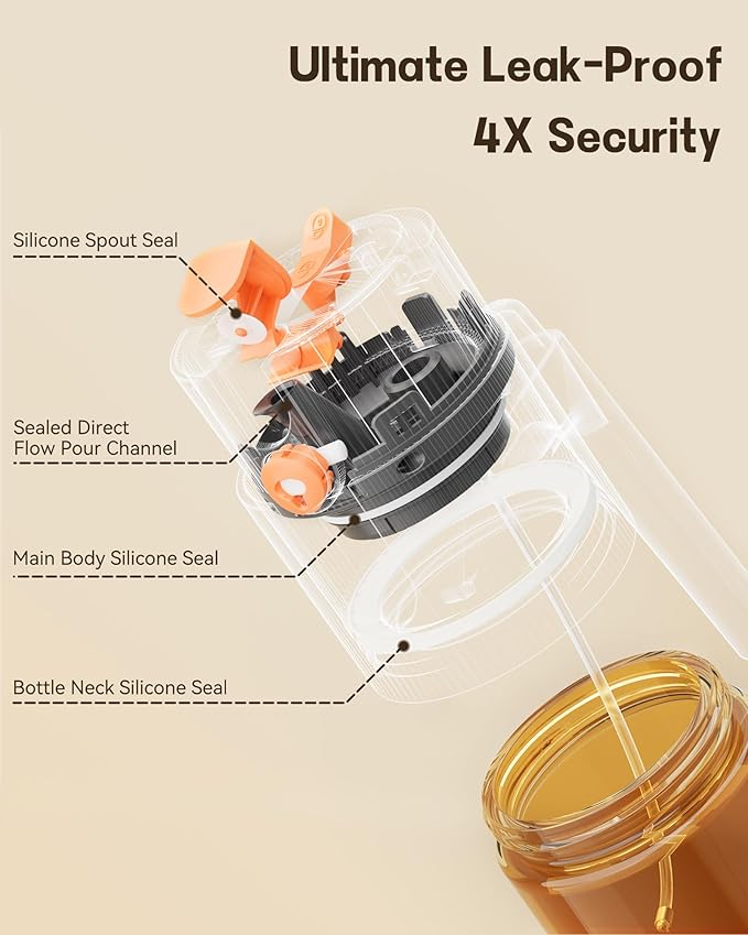 Upgrade 2 in 1 Oil Sprayer for Cooking 2PCS, 17oz Light-Blocking Glass Olive Oil Dispenser Bottle for Kitchen,Food-Grade Oil Mister with 8 Stickers(Green+Brown)