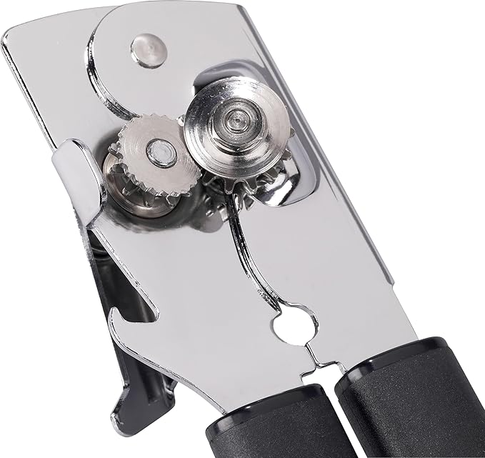 GoodCook Everyday Classic Can Opener – High Carbon Stainless Steel Heavy Duty Can Opener with Soft Grip Handles, Easy to Use Kitchen Tool, Universal for Any Sized Can