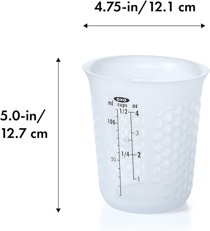 OXO GG MINI SQUEEZE & POUR SILICONE MEASURING CUP
