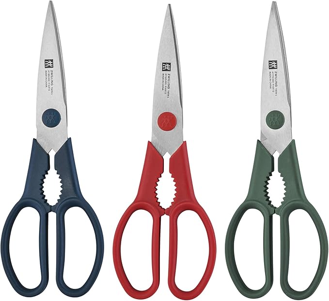 ZWILLING Now S 3-pc Shears Set, Blue, Red and Green