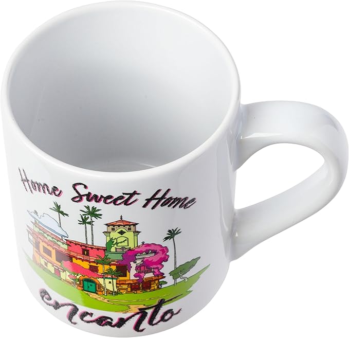 Silver Buffalo Disney Encanto Home Sweet Home Glitter Ceramic Mug, 14 Ounces