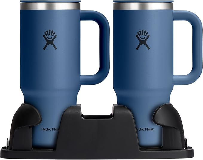 Hydro Flask Coffee Travel Tumbler Mug – Insulated Stainless Steel, Leak Resistant Hot & Iced Coffee Cup 24 Oz Harbor Blue