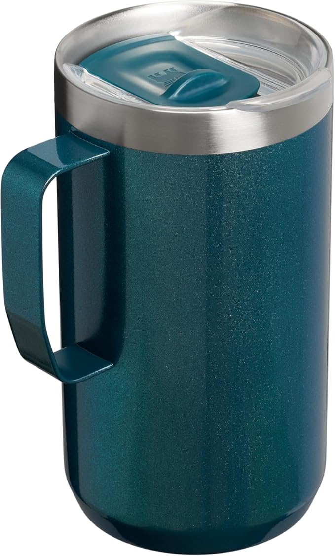 STANLEY Everyday Camp Mug | Drink Through Lid | Cup for Coffee, Tea and Drinks | Insulated Stainless Steel Coffee Mug | BPA-Free