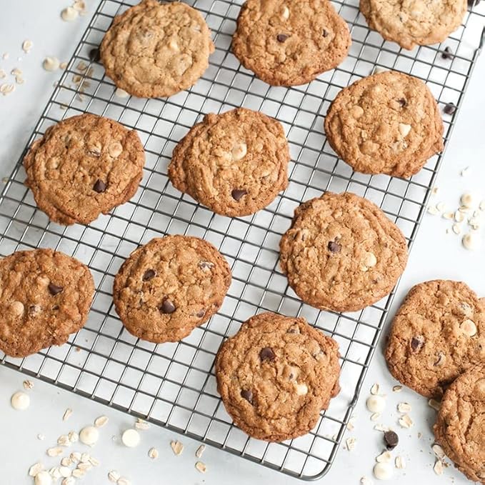 Nordic Ware Naturals Half Sheet Pan, Deluxe Silicone Liner and Cooling Rack, Cookie or Roasting Bakers Set