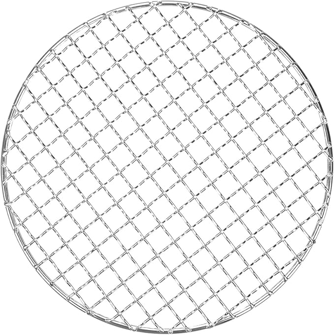 Cooling Rack, 8" Round Stainless Steel Baking Rack for BBQ/Cooking/Roasting/Grilling/Steaming/Drying, Wire Cooling Rack for Baking [Silver]