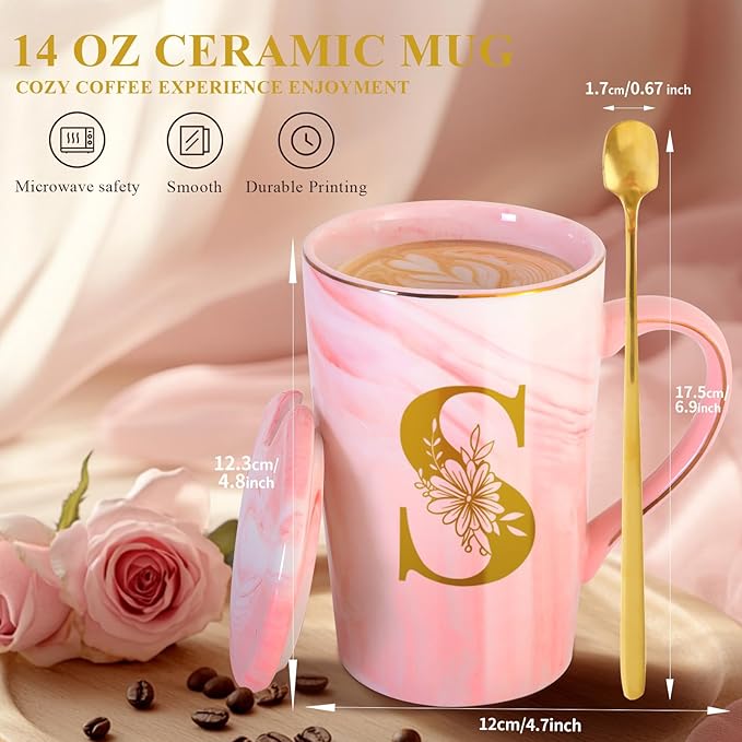 Personalized Ceramic Coffee Mug with Lid Tea Cup Sympathy Bereavement Memorial Gifts for Loss Father Dad Mother Kids Husband Wife Loved Friends Pet Dog Cat Going Away Condolence Remembrance Grieving,S