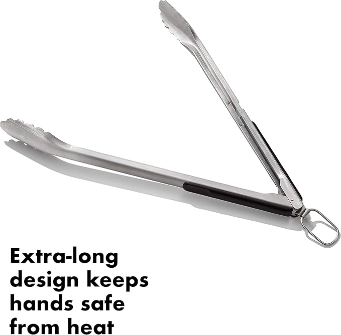 OXO Good Grips Grilling Tools, Tongs, Black
