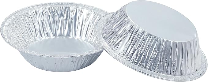 (50 Pack Pie Pans 5 inch,Mini Pie Tins HEAVY-DUTY Disposable Aluminum Foil Tart,pie Pans for Baking Personal Mini Pies, Easily Stack & Store, Freeze & Reheat