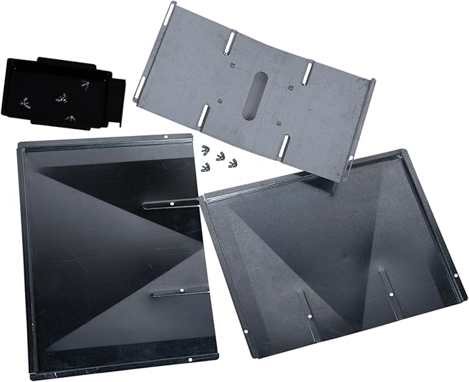 Replacement Grease Tray Set for Bbq Grill Models from Nexgrill, Dyna Glo, Kenmore, Backyard Grill, BHG, Uniflame and Others (20-23.5 inches)