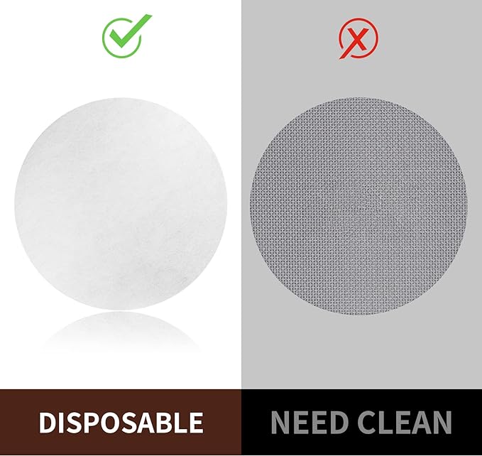 1000 Pcs Coffee Paper Filter for Espresso Coffee Maker, 58 mm Unbleached Espresso Filter Puck Screen Portafilter Paper Compatible with Breville Barista, Mr. Coffee and Other Espresso Machine