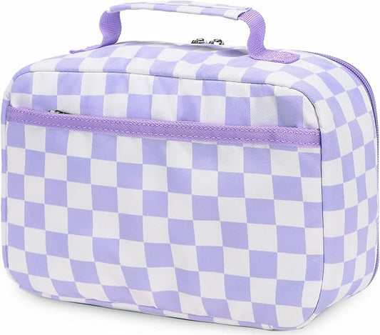 LEDAOU Lunch Bag Kids Insulated Lunch Box Girls Boys Insulated Reusable Lunch Bag for School Picnic Hiking Work