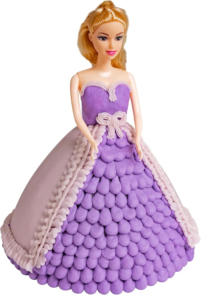 Fat Daddio's PDV-07 Dolly Varden Doll Cake Pan, 7.25 x 5.5 Inch, Silver