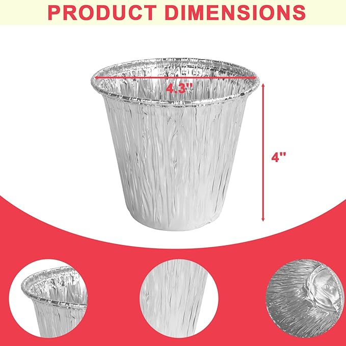 30-Pack BAC459 Grease Bucket Liner for Traeger Ranger, Scout, PTG Drip Tray Liner Accessories, Traeger Scout Drip Bucket Liner, Traeger PTG Drip Pan Liners, Traeger Drip Tray Liner Ranger Accessories