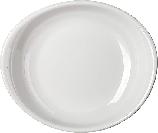 Carlisle FoodService Products Stadia Reusable Plastic Plate Pasta Plate for Home and Restaurant, Melamine, 8.5 Inches, Greige, (Pack of 12)
