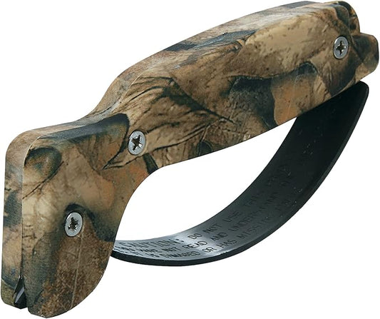 AccuSharp Knife Sharpener, Ergonomic Comfortable Handle, Compact & Easy to Use, Restore and Hone Straight & Serrated Knives, Camo