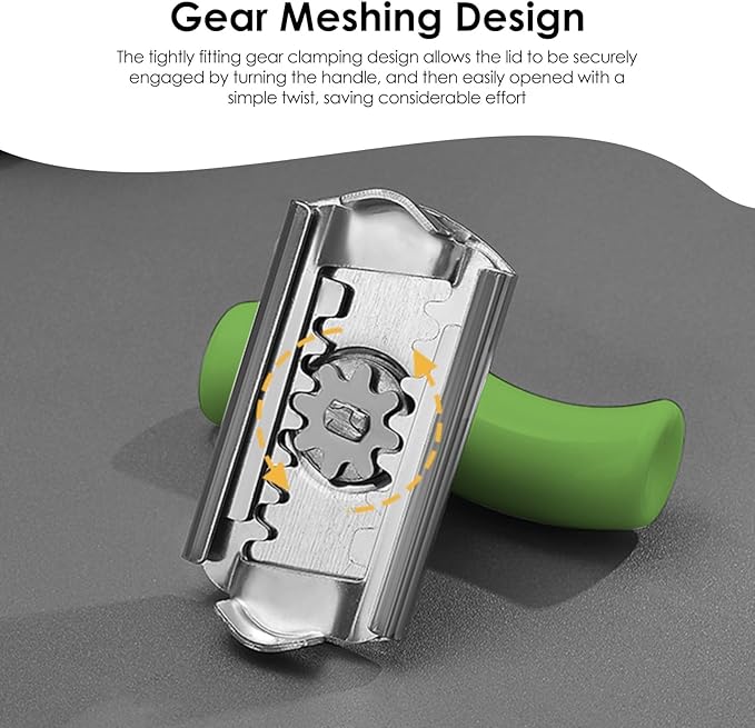 Cap Crack Opener, Adjustable Stainless Steel Twist Lid Opener, Mutil Lid Opener, Non-slip Ergonomic Grip Bottle Opener for Weak Hands