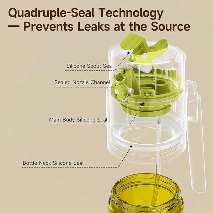 Oil Sprayer for Cooking, Olive Oil Sprayer Bottle with Fine Mist Glass Oil Sprayer for Healthy Meals and Salad Use, Reusable Oil Mister Spray Bottle for Home Kitchen Daily Use, Best Choice