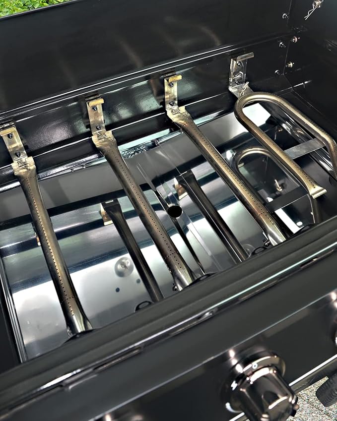 Grease Tray with Catch Pan - Dyna Glo Grill Replacement Parts, Adjustable Stainless Drip Pan for Gas Grill Models from Dyna Glo, Nexgrill, Expert Grill, Kenmore, BHG and More (Width 18"-24")