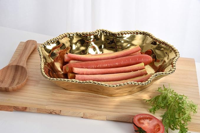 Pampa Bay Serving Bowl (Gold)