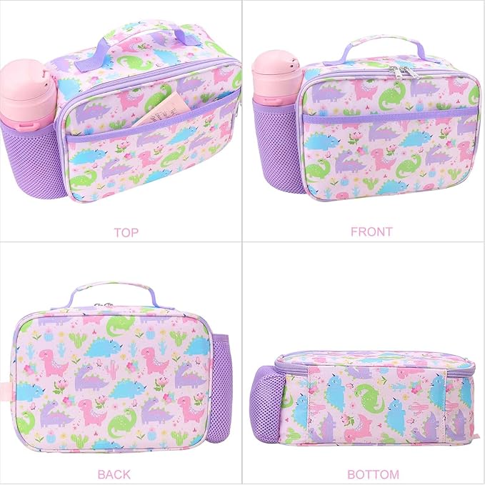 RHCPFOVR Kids Lunch Bag - Insulated Lunch Box for Boys Girls,Washable Lunch Bag and Reusable Toddler Leak-proof Lunchbox for School and Daycare