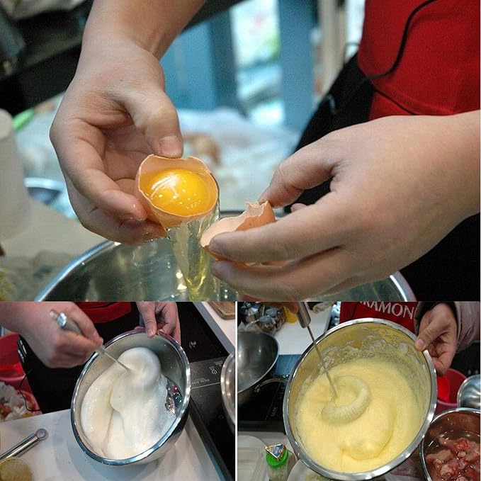 Egg Beater Stainless Surround helixSpring Coil Whisk, Egg Frother, Milk and Blender - Kitchen Utensils (small)