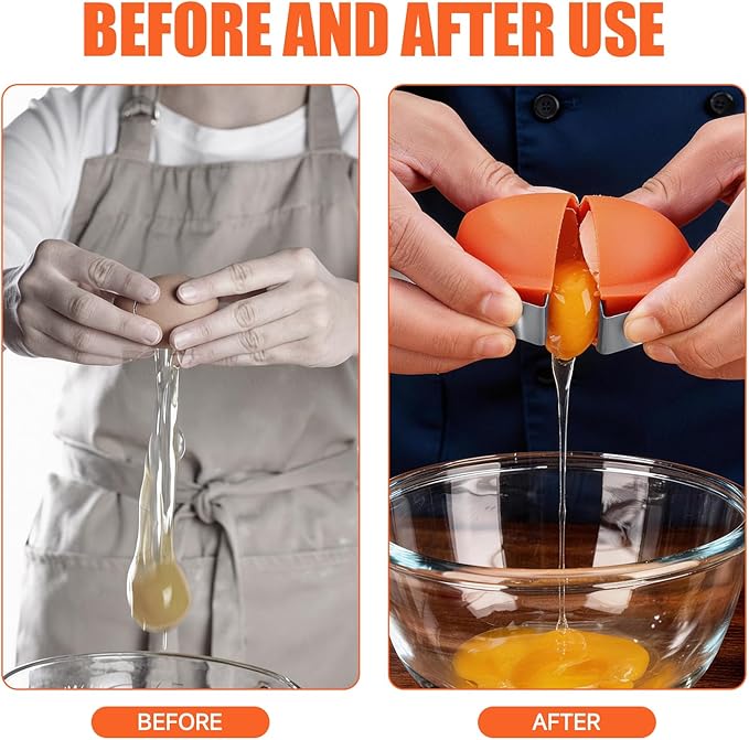 3Pcs Egg Shell Opener, 2026 New Multifunctional Egg Shell Separator Egg Cracker Tool for Raw Eggs, Hard Boiled Egg Peeler, Stainless Steel Eggshell Breaker Egg Shell Cutter Kitchen Gadgets