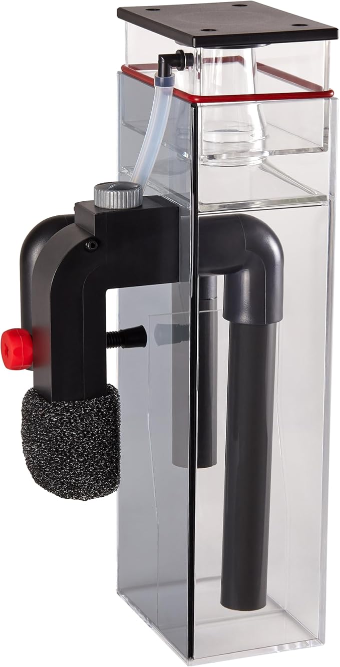 Coralife Aquarium Fish Tank Marine Salt Water DC-Controlled Variable Speed Mini Protein Skimmer, Up To 65 Gallons