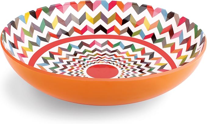 French Bull 11.75" Serving Bowl - Melamine Dinnerware - Salad, Mixing, Pasta (Ziggy)