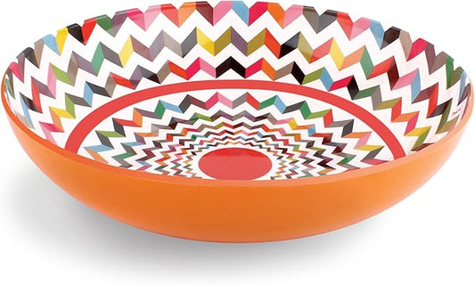 French Bull 11.75" Serving Bowl - Melamine Dinnerware - Salad, Mixing, Pasta (Ziggy)