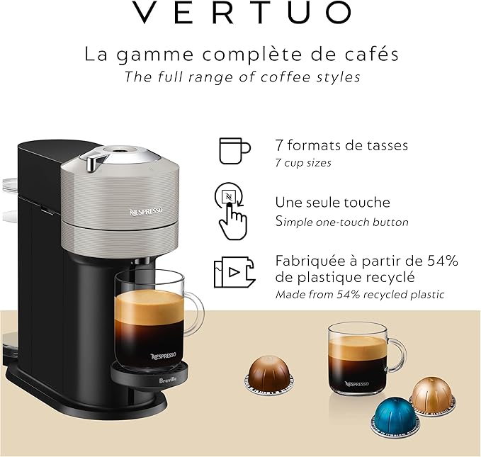 Nespresso Vertuo Next Coffee and Espresso Maker by Breville